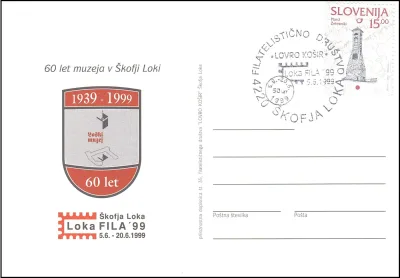 FILATELISTIČNO DRUŠTVO LOVRO KOŠIR ŠKOFJA LOKA